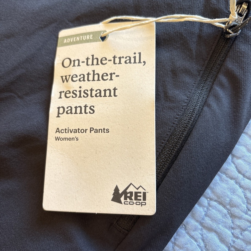 REI Co-op Activator NWT Women's Size XL Tall Black Soft-Shell Hiking Pants - Picture 5 of 12
